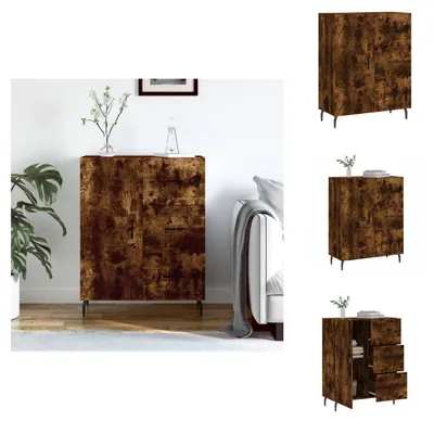 Produktbild von vidaXL Sideboard Räuchereiche 69,5x34x90 cm Holzwerkstoff -  Sideboards