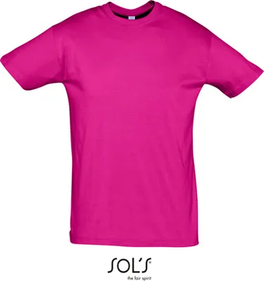Obrázek produktu pro SOLs 11380 | Pánské tričko Regent 150 - barva: fuchsiová - velikost: M