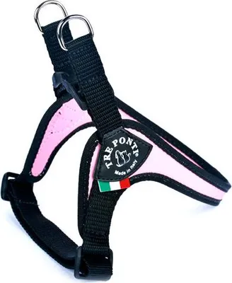 Produktbild von Tre Ponti RP260 Easy Fit Classic mit verstellbarem Bauchgurt, Click-Verschluss und schwarzem Rand rosa