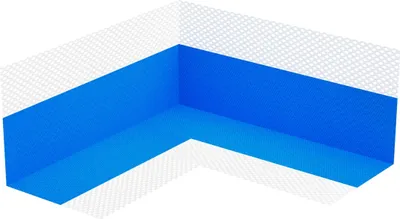 Produktbild von Dichtecken 8 St. Innenecken Abdichtung Flüssigfolie Dichtband Dusche Bad Elastomer LEVEL+ B01