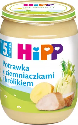 Obrázok produktu pre HiPP Zemiakový a králičie ragú pre deti od 5 mesiacov 190 g