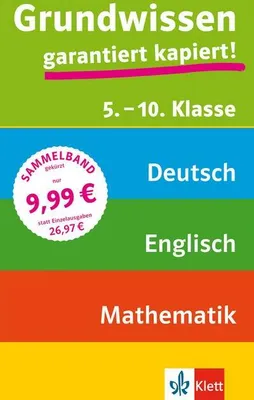 Immagine prodotto di Grundwissen 5. - 10. Klasse Mathematik, Deutsch, Englisch