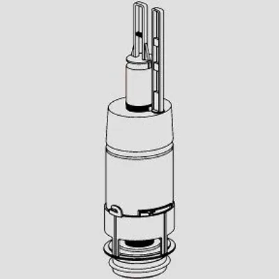 Produktbild von SANIT 01.976.00..0000 Ablaufarmatur Spülkasten 961/2V