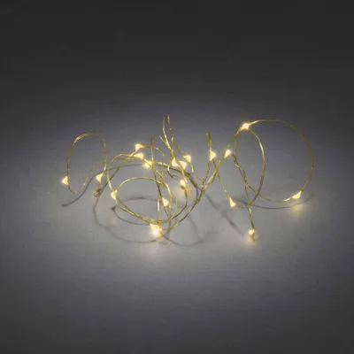 Produktbild von Konstsmide Amber LED Lightset, Leichte Dekorationskette, Messing, Metall, Kunststoff, Universal, IP20, 6 h