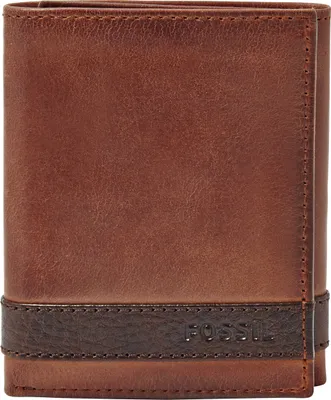 Produktbild von FOSSIL Geldbörse Quinn Trifold Brown braun