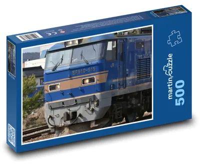 Zdjęcie produktu dla Puzzle 500 Pociąg towarowy na kolei - martinpuzzle