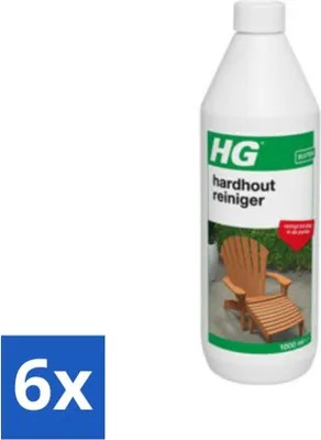 Immagine prodotto di Detergente per legno duro HG 1 litro - confezione risparmio - 6 pezzi