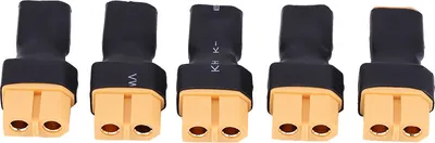 Obrázok produktu pre 5x adaptér na akumulátor, konektor XT30 na zásuvku XT60, pre RC drony, FPV, nabíjačky, konvertory (XT30 MALE TO XT60 FEMALE)