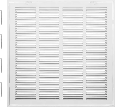Obrázek produktu pro Větrací mřížka VEVOR, vhodná pro instalaci do otvorů (50,5 x 50,5 cm), nástěnná mřížka pro odvod vzduchu, mřížka pro odvod vzduchu z práškově lakované oceli
