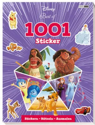 Obrázok produktu pre Disney Best of: 1001 Sticker - Stickern - Rätseln - Ausmalen