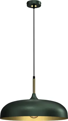Image de Lincoln Vert/Or Suspension 1Xe27 45Cm Plafonnier Lampe à suspendre