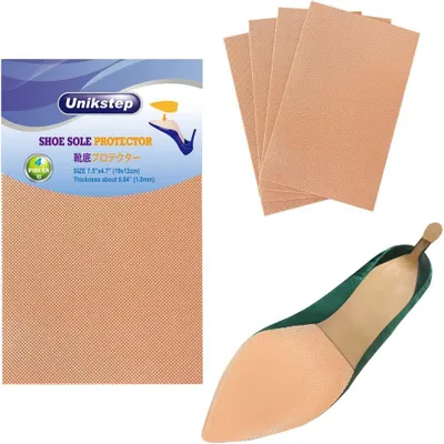 Imagen del producto de Protectores para suelas de zapatos, antideslizantes, 4 unidades, autoadhesivos, para calzado