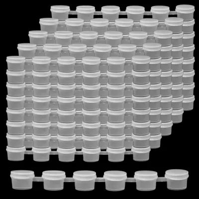 Productafbeelding van Mini-Kleurpotjes - Tattoo-Kleurdoppen - Pigmentcups - Kleine Inktpotjes met Deksel voor Scholen en Festivals