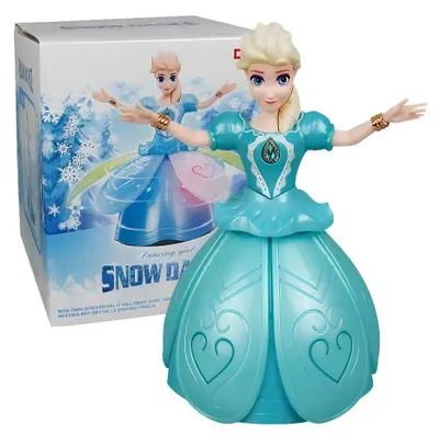 Produktbild von Interaktive tanzende Puppe Elsa Frozen, musikalisches Spielzeug mit Lichteffekten