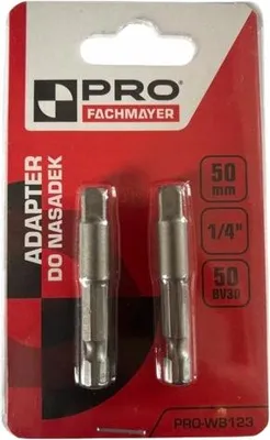 Produktbild von Steckschlüsseladapter 50mm 1/4"" Kohlenstoffstahl S2 2 Stk.