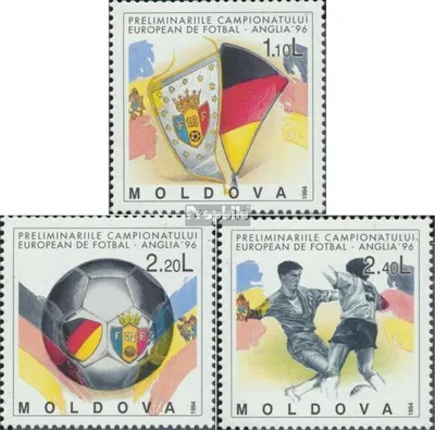 Produktbild von Briefmarken Moldawien 1994 Mi 136-138 (kompl.Ausg.) postfrisch Fußball