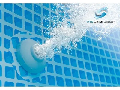 Produktbild von Intex Prism Frame Pool (26732GN), 549x122cm, inkl. Filterpumpe 5678 l/h