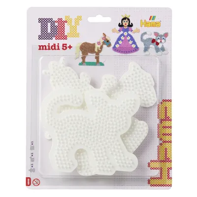 Image de Hama 4585 Hama Stiftplatten "Prinzessin, Pferd, Katze", im Blister