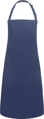 Obrázok produktu pre Karlowsky BLS4 | Základná zástera so sponou - 75 x 90 cm - Farba: námornícka (približne Pantone 2767C) - Rozmery: 75 x 90 cm (šírka x dĺžka)