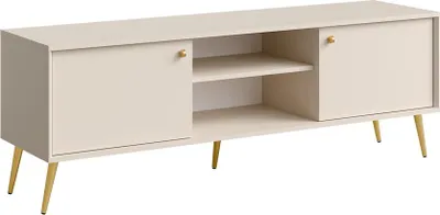 Produktbild von Lowboard 158 cm breit beige RIPLEY-166