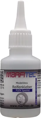 Produktbild von Marfitec Modellbau Reifenkleber 50g - Flex - Standard Verschluss