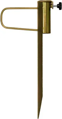 Produktbild von Famanu Halter für Sonnenschirm 46 cm - Stabile Verankerung für Sonnenschirm, Fahnenmast oder Angelrute
