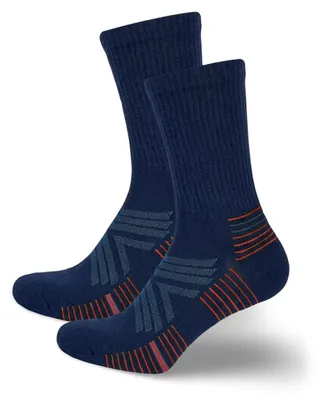 Productafbeelding van Heren sokken, model Milena, sportief, klassiek, donkerblauw, katoen, maat 41-43