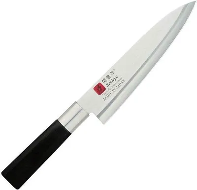 Zdjęcie produktu dla Japoński nóż kuchenny o długości 180 mm - wysokiej jakości - trwały - idealny do precyzyjnego krojenia