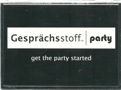 Produktbild von Gesprächsstoff: Party