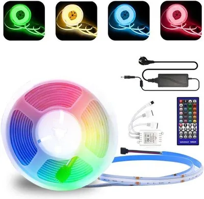 Produktbild von 5M RGB Dimmbar LED Streifen 784 LEDs/m Innen Außen Verlichting Weiss