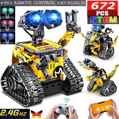 Produktbild von 5 in 1 Roboter Kinder Technik Ferngesteuert Bauspielzeug - App & Fernsteuerung