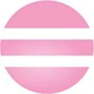 Produktbild von Clickhalbperle rosa/weiß gestreift