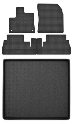 Obrázok produktu pre Gumové autokoberce SolidTread + vaňa kufra pre: Citroen Berlingo III od 2018 minivan 5 ks