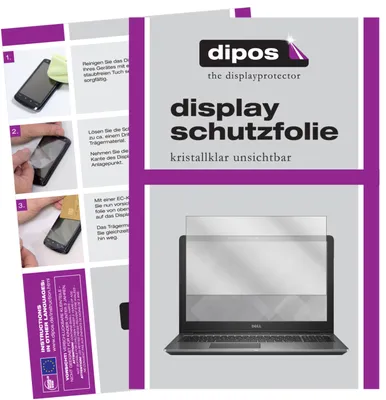 Produktbild von 2x Schutzfolie für Dell Volstro V 15 5568 klar Displayschutzfolie Folie Display
