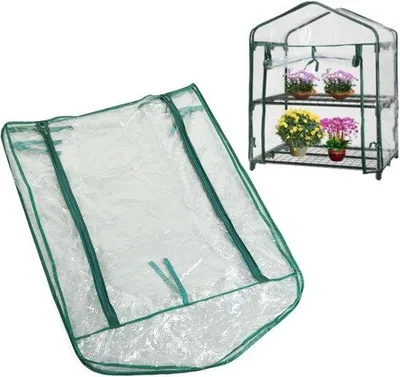 Immagine prodotto di Copertura per la protezione delle piante - Protezione in PVC trasparente - 69 x 49 x 92 cm - Trasparente