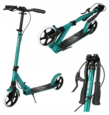 Produktbild von Nils Extreme HM185 City-Scooter verstellbar Aluminium ABEC-9