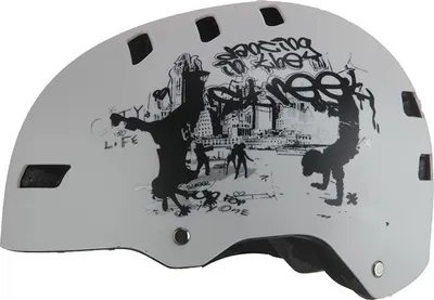 Produktbild von Fahrradhelm AERO Street weiß matt Größe S