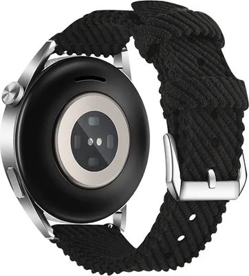 Produktbild von INF Schnellverschluss-Nylonarmband für Huawei Watch 3/4 GT3 - 20 mm Schwarz