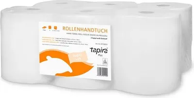 Immagine prodotto di Tapira 7730019 Tapira Handtuchrolle Plus, 2-lagig, weiß, 140 m