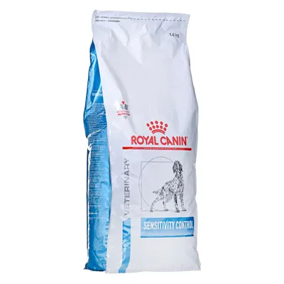 A bag of Royal Canin dog food.