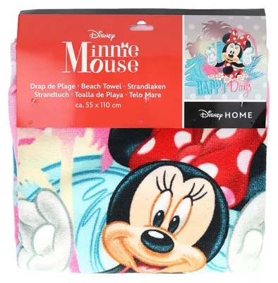 Obrázok produktu pre Pončo Minnie Mouse happy days 55 x 110 cm - Polyester