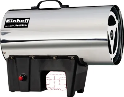 A studio shot of a portable heater.