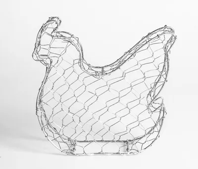 Image de Moule à buis Décoration de jardin Figure de buis Gabarit aide à la croissance , Variante:Poulet ca.19x17x6cm