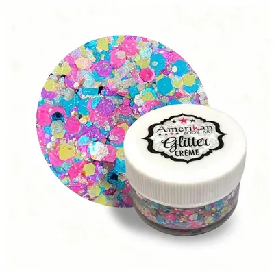 Imagen del producto de Amerikan body art, crema con purpurina, 15 gramos, "Felicity"