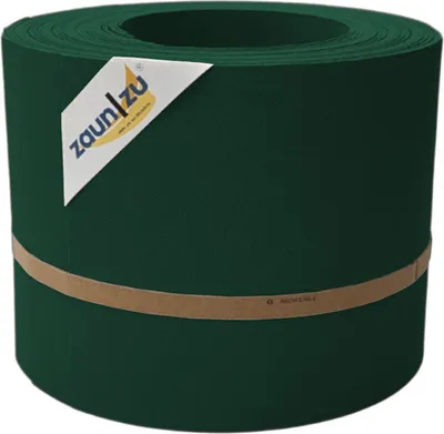 Produktbild von Sichtschutzstreifen zaun|zu PREMIUM 10x Einzelstreifen 2,55m für Doppelstabzaun Grün,10x 2,55m