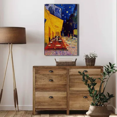 Produktbild von Wallity, 4570VANGOGH070- VNC1170, Bunt, Leinwandbilder, 45 x 70 cm, 100% Leinwand