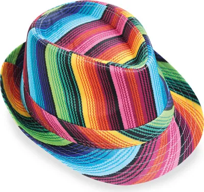 Produktbild von Trilby Hut bunt Gr. 58 cm Karneval Fasching Party Halloween Cosplay
