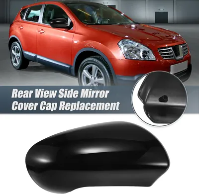 Image de Coque De Remplacement Pour Rétroviseur Extérieur Droit Brillant Noir Pour Nissan Qashqai J10 2007-2014 - Accessoire De Décoration Extérieure Pour Protéger Les Rétroviseurs