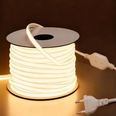 COB LED-Streifen 20 m 230 V warmweiß 3000 K flexibel