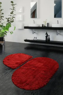 Immagine prodotto di Mijolnir, Colors- ALS2174, rosso, tappetini da bagno, 1450 gr/m², 100% ACRYL